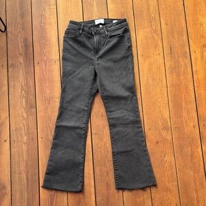 Frame Denim Charcoal Flare Jeans